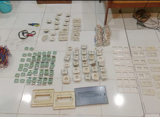 Polsek Medan Tuntungan Amankan Pelaku Pencurian Instalasi Listrik di Bekas RS Ananda Putri