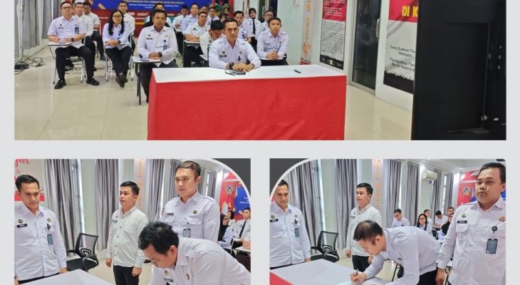 Rutan Labuhan Deli Tandatangani Komitmen Bersama Dukung Reformasi Birokrasi dan Zona Integritas