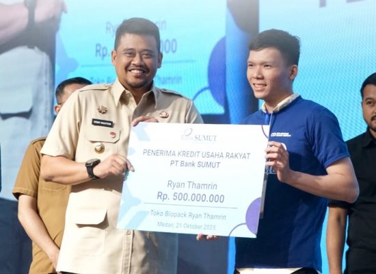 Bank Sumut Dukung Akad Massal KUR Nasional dan Peluncuran Kredit Program Perumahan di Surabaya