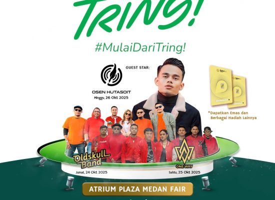 Festival Tring! Pegadaian Hadir di Medan Fair, 24–26 Oktober 2025