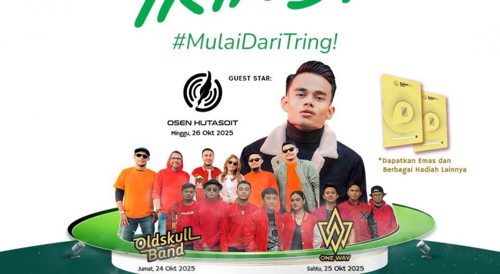 Festival Tring! Pegadaian Hadir di Medan Fair, 24–26 Oktober 2025