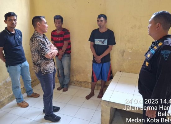 KAI Divre I Sumut dan Polsek Belawan Tangkap DPO Pencurian Aset Perkeretaapian