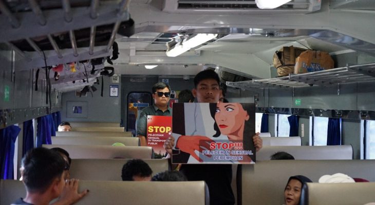 KAI Sumut dan Komunitas Railfans Gelar Sosialisasi Anti Pelecehan Seksual dan Keselamatan di Atas KA Putri Deli