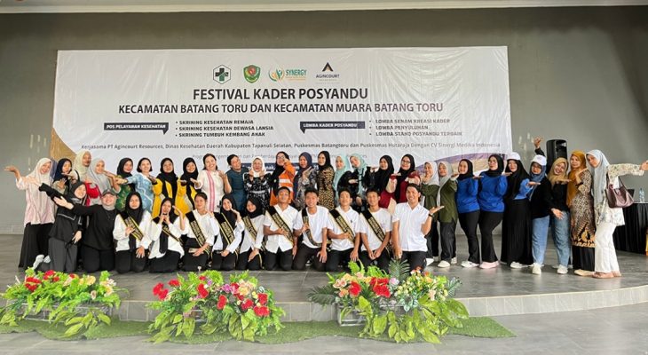 Agincourt Resources Perkuat Kapasitas Kader Posyandu di Batang Toru dan Muara Batang Toru