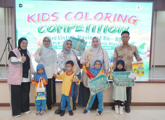 PLN UID Sumut Ajak Anak-Anak Rayakan Hari Listrik Nasional ke-80 dengan Edukasi dan Kreativitas