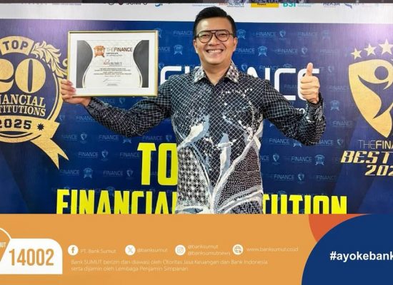 Bank Sumut Raih Dua Penghargaan Bergengsi Nasional di Ajang The Finance Awards 2025