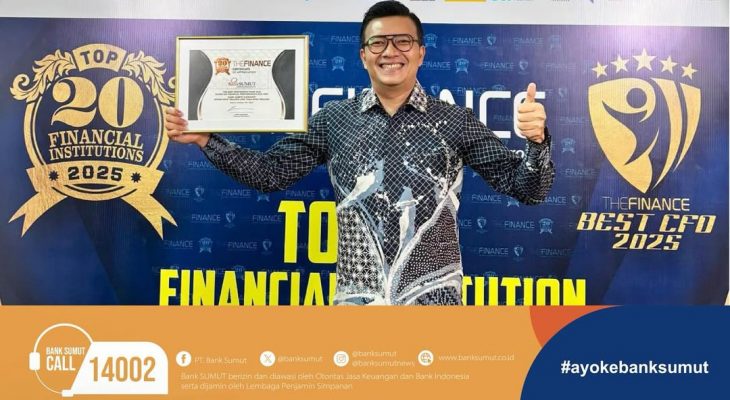 Bank Sumut Raih Dua Penghargaan Bergengsi Nasional di Ajang The Finance Awards 2025