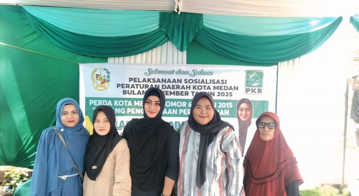 Lailatul Badri Dorong Warga Medan Jaga Kebersihan dan Bentuk Bank Sampah di Setiap Lingkungan