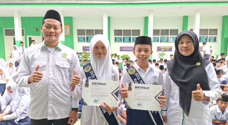 Dua Siswa MTsN 2 Labuhanbatu Terpilih Jadi Duta Pelajar Juara Indonesia 2025, Harumkan Nama Daerah di Kancah Nasional