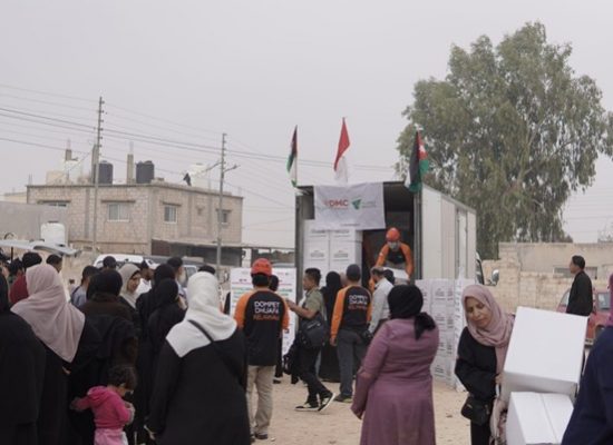 Dompet Dhuafa Salurkan 220 Paket Pangan untuk Pengungsi Gaza di Sukhnah, Yordania