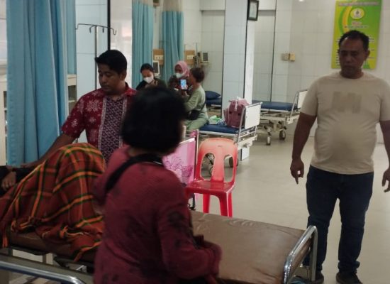 Polsek Perbaungan Gerak Cepat Selamatkan Lansia Alami Sesak Napas di Depan Mapolsek