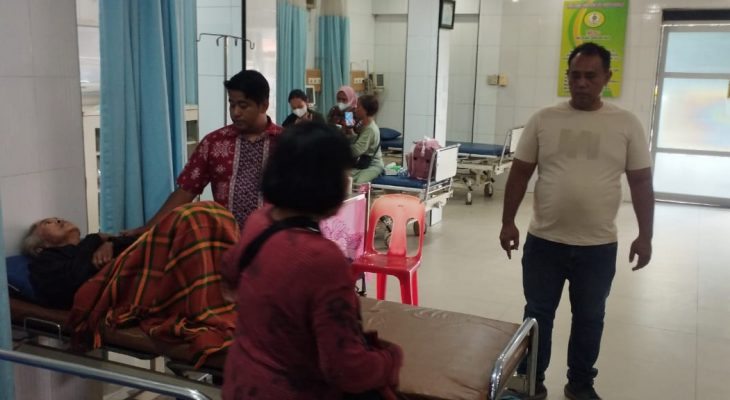 Polsek Perbaungan Gerak Cepat Selamatkan Lansia Alami Sesak Napas di Depan Mapolsek