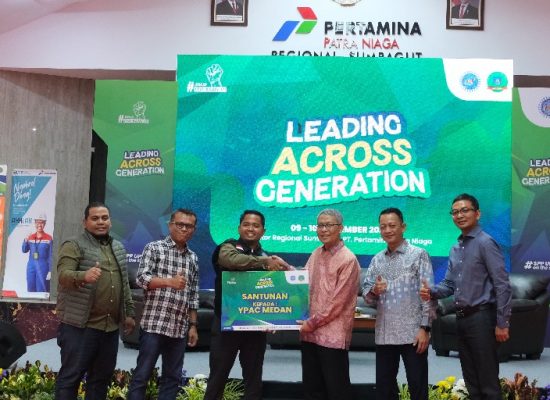 Pertamina Patra Niaga Sumbagut dan SPP UPMS I Salurkan Santunan ke YPAC Medan, Rumah Tahfiz, dan Panti Asuhan