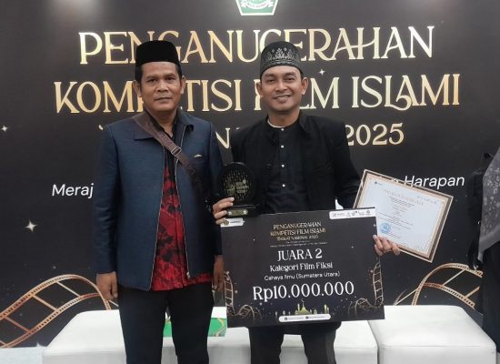 Film “Cahaya Ilmu” Karya Sutradara Sumut Raih Juara 2 Nasional di Kompetisi Film Islami 2025