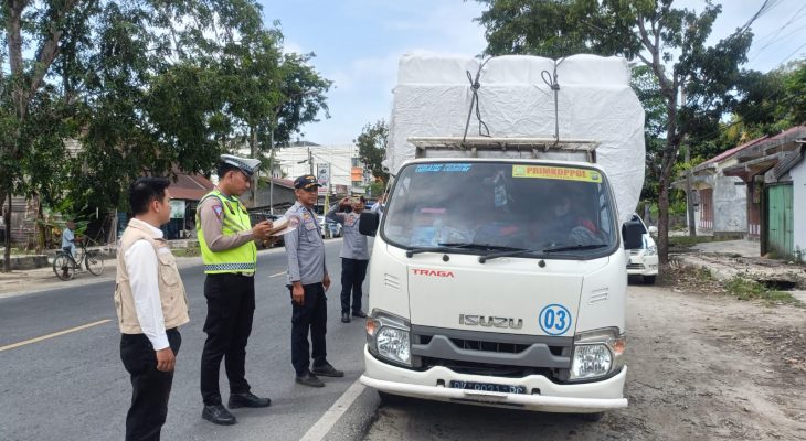 Sat Lantas Polres Tanjungbalai Gelar Operasi Gabungan Kepatuhan Pajak Kendaraan Bermotor
