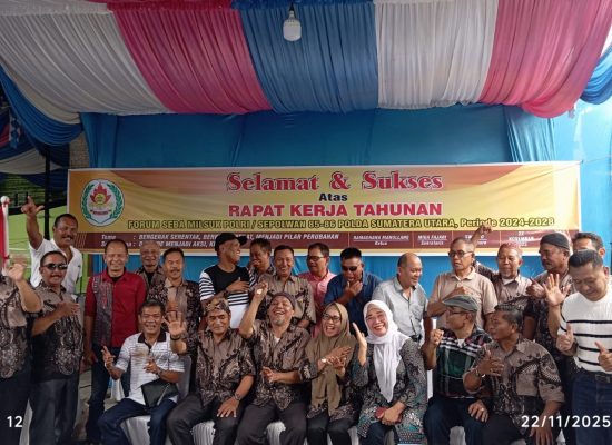 FORSEBA 85/86 Polda Sumut Gelar Rapat Kerja Tahunan, Tegaskan Disiplin Iuran dan Program Sosial