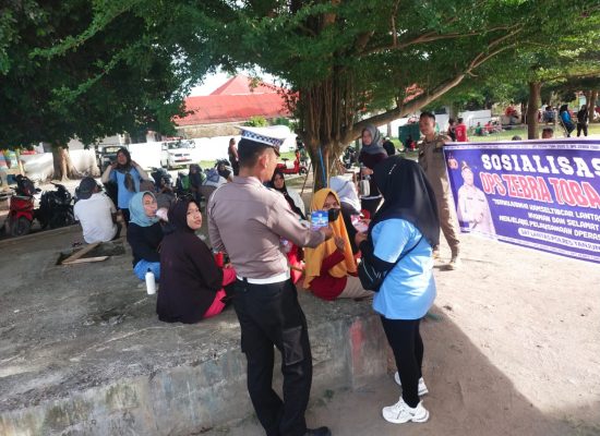 Sat Lantas Polres Tanjungbalai Gelar Aksi Simpatik Operasi Zebra Toba 2025, Edukasi Warga soal Tertib Lalu Lintas