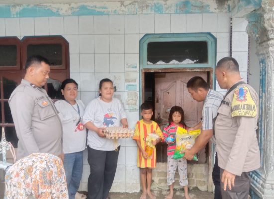 Polsek Tanjung Balai Utara Gelar “Minggu Kasih”, Serap Aspirasi dan Salurkan Bansos ke Warga