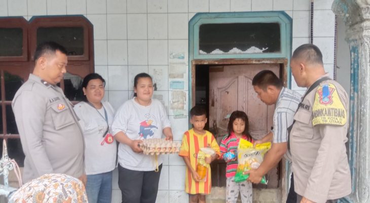 Polsek Tanjung Balai Utara Gelar “Minggu Kasih”, Serap Aspirasi dan Salurkan Bansos ke Warga