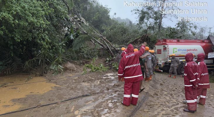 Longsor di Parsingkaman, Pertamina Siaga Jaga Pasokan BBM Tapanuli Utara