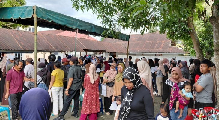 Polres Tanjungbalai Kawal Ketat Penyaluran BLTS Kesra 2025 di Kantor Pos