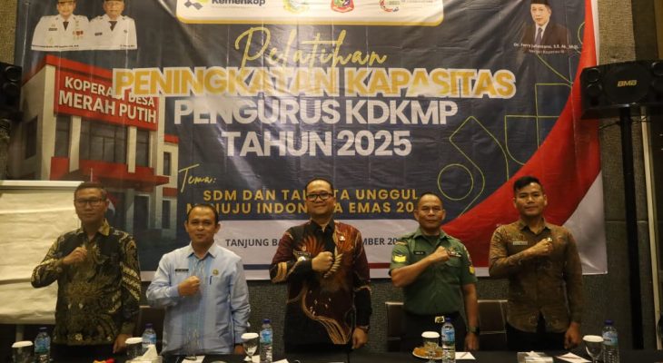 Wakil Wali Kota Tanjungbalai Buka Pelatihan Peningkatan Kapasitas Pengurus Koperasi Desa/Kelurahan Merah Putih