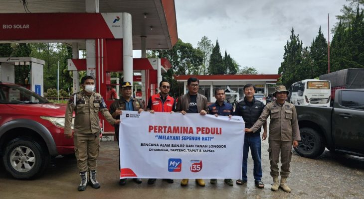 Pertamina Patra Niaga Salurkan 5 KL Dexlite untuk Dukung Penanganan Bencana di Tapanuli Utara