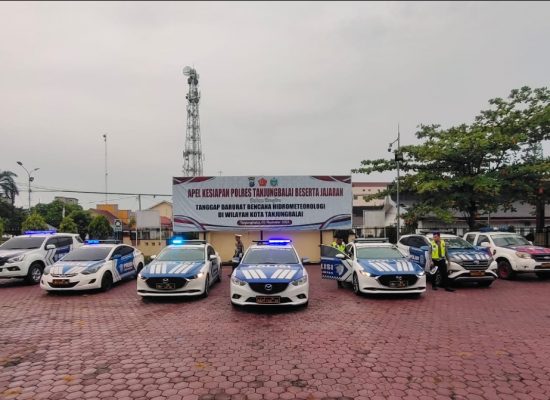 Polres Tanjung Balai Perkuat Satlantas dengan Tiga Unit Kendaraan Patroli Baru
