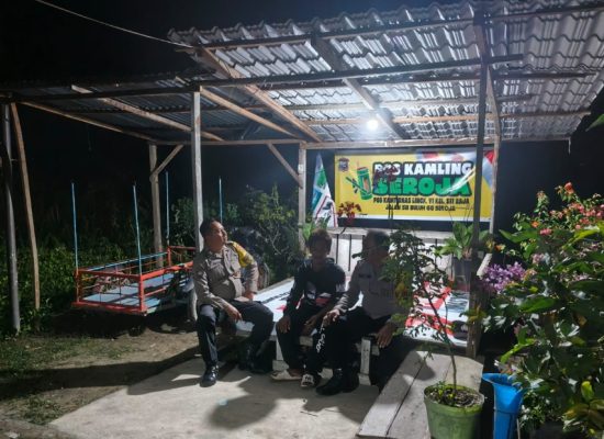 Polres Tanjungbalai Intensifkan Sambang Pos Kamling untuk Tekan Kejahatan Jalanan