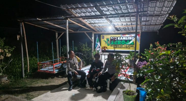 Polres Tanjungbalai Intensifkan Sambang Pos Kamling untuk Tekan Kejahatan Jalanan