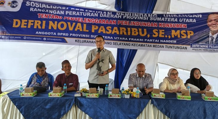 Sosialisasi Ranperda Perlindungan Konsumen, Defri Noval Pasaribu Dorong Penguatan Hak Masyarakat