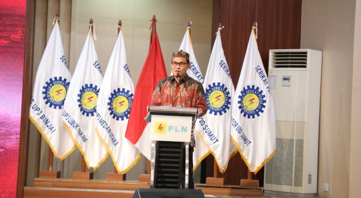 PLN UID Sumut Perkuat Hubungan Industrial Harmonis Lewat Pelantikan Pengurus Serikat Pekerja