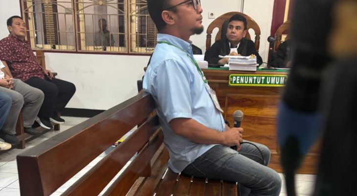 Sidang Korupsi Renovasi Puskesmas Labuhanbatu Memanas, Hakim Perintahkan Jaksa Selidiki Saksi Ridwan Dalimunthe