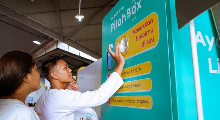 Indosat Hadirkan JagaRaya Pilahbox di Puncak Vokasi Expo 2025 USU, Botol Plastik Ditukar Jadi Pulsa