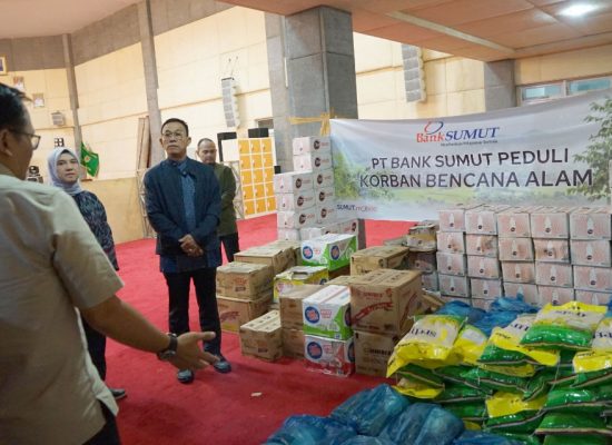Bank Sumut Salurkan Bantuan Kemanusiaan untuk Korban Banjir dan Longsor di Sumatera Utara