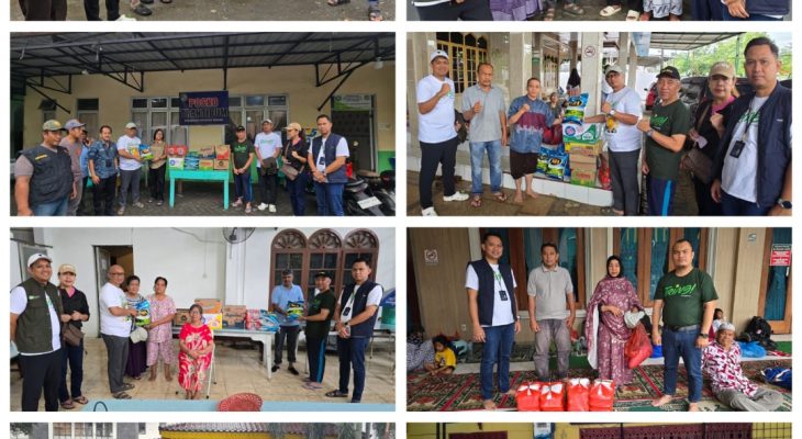 Pegadaian Hadir untuk Medan: Bantuan Sembako Disalurkan ke 8 Titik Pengungsian