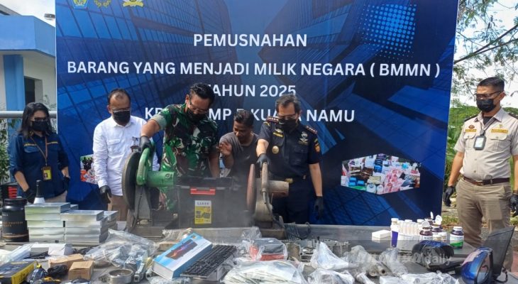 Bea Cukai Kuala Namu Musnahkan 4.442 Barang Ilegal Senilai Rp519 Juta