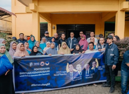 2.000 Paket Sembako Dibagikan, Garda Pemuda NasDem Dampingi Warga Pulih dari Banjir