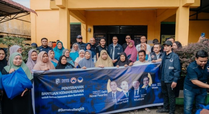 2.000 Paket Sembako Dibagikan, Garda Pemuda NasDem Dampingi Warga Pulih dari Banjir