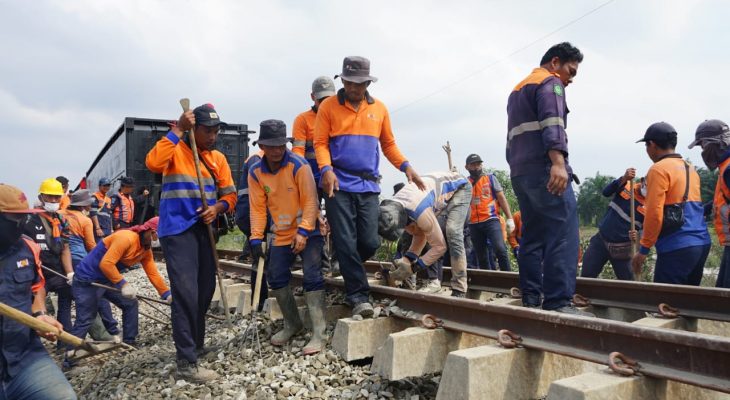 KAI Percepat Perbaikan Jalur Medan–Binjai, 20 Perjalanan KA Srilelawangsa Masih Dibatalkan