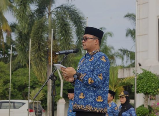 Wakil Wali Kota Tanjungbalai Pimpin Upacara HUT ke-54 KORPRI: Ajak ASN Perkuat Integritas dan Gotong Royong
