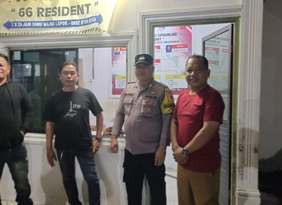 Polres Tanjungbalai Intensifkan Sambang Poskamling, Ajak Warga Aktif Jaga Keamanan Lingkungan