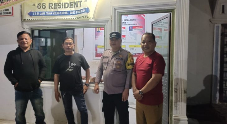 Polres Tanjungbalai Intensifkan Sambang Poskamling, Ajak Warga Aktif Jaga Keamanan Lingkungan