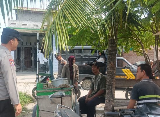 Polsek Sei Tualang Raso Gelar Patroli Dialogis, Ajak Warga Jaga Kamtibmas Lewat Program Cooling System