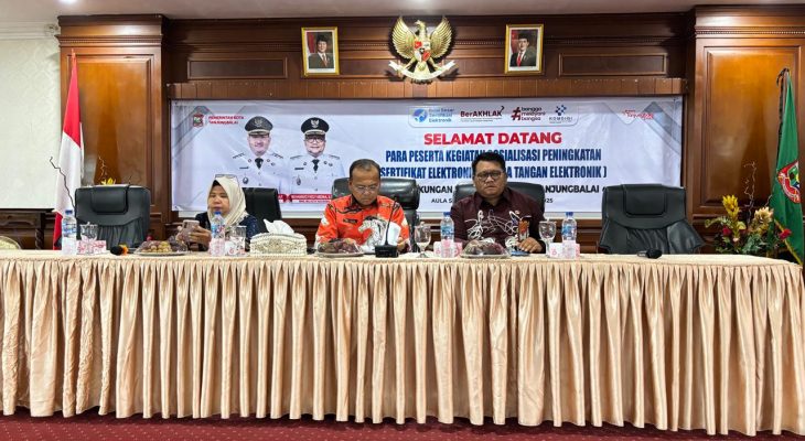 Pemko Tanjungbalai Gelar Sosialisasi Pemanfaatan Sertifikat Elektronik untuk Perkuat Layanan Digital
