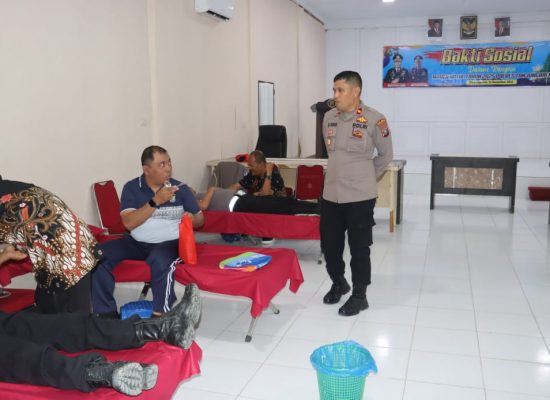 Polres Tanjungbalai Gelar Donor Darah Sambut Natal 2025, Kumpulkan 34 Kantong Darah