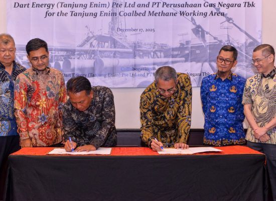PGN dan Dart Energy Teken PJBG CBM Tanjung Enim, Perkuat Ketahanan Energi Nasional