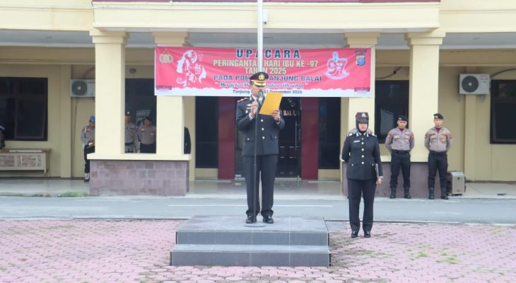 Polres Tanjungbalai Gelar Upacara Peringatan Hari Ibu ke-97 Tahun 2025