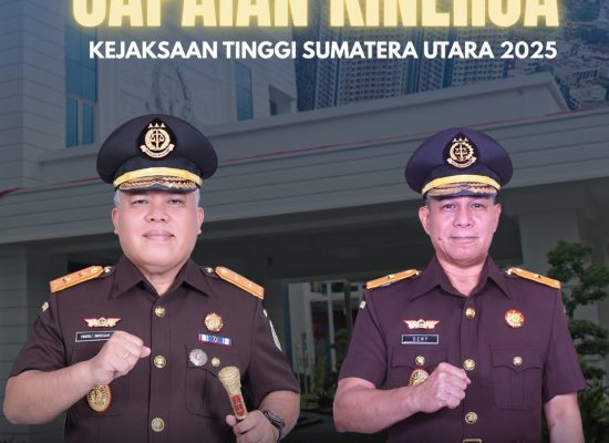 Kejaksaan Tinggi Sumatera Utara Publikasikan Capaian Kinerja Sepanjang Tahun 2025