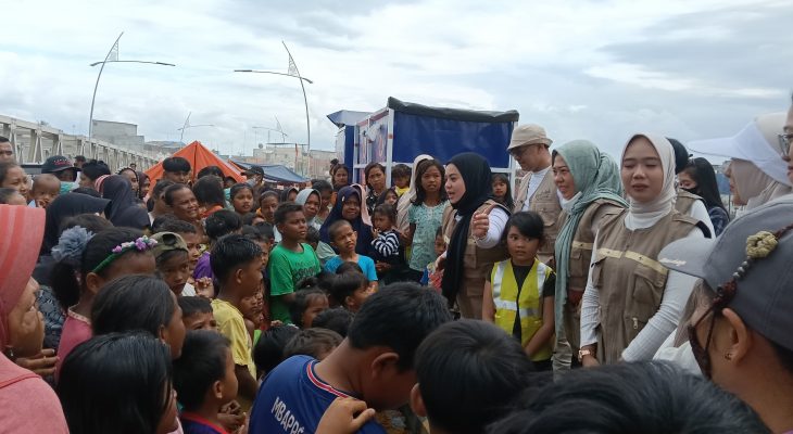 Pendampingan Psikososial Jadi Fokus Relawan di Lokasi Pengungsian Aceh Tamiang